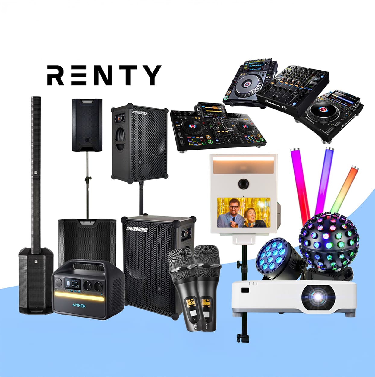 Musikanlage mieten in Wien für Hochzeiten und Partys: Renty stellt professionelle Audio- und PA-Technik für Events jeder Größe unkompliziert bereit.