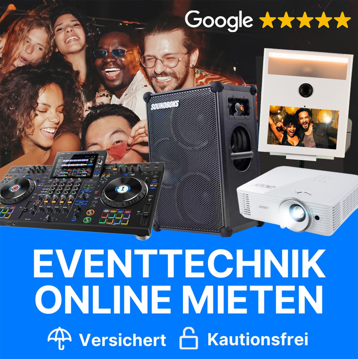 DJ-Equipment mieten in Klagenfurt für Hochzeiten und Feiern: Renty bietet zuverlässige Technik für Musik und Party.