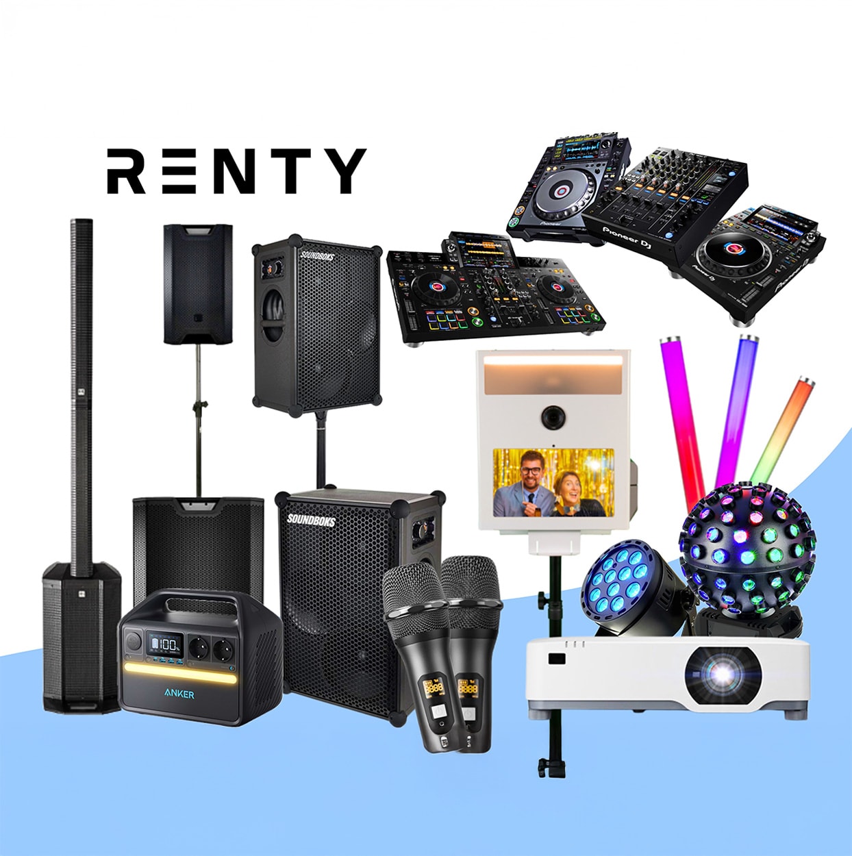 Lichttechnik für Rave mieten: Renty gestaltet intensive Atmosphäre