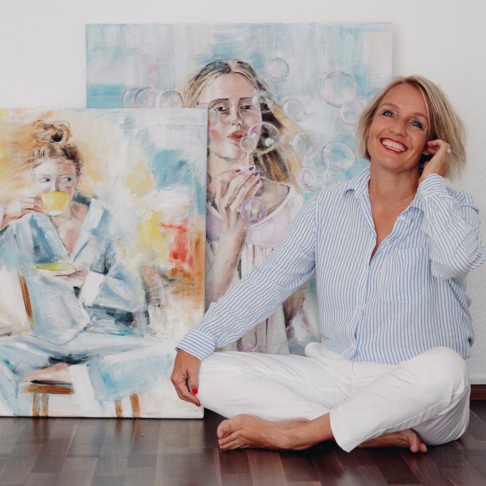 Lebendige Ölgemälde von Birgit Stern bei Sterndesign – inspirierende Geschenkideen für Weihnachten.