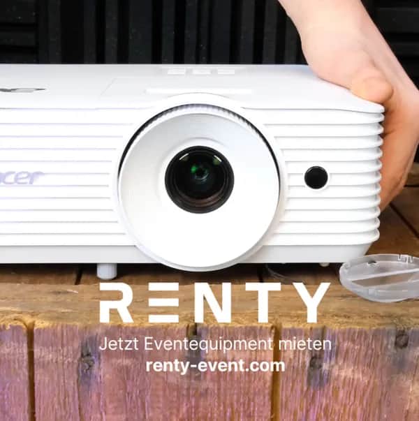 Beamer und Konferenztechnik mieten in Mainz: Renty stellt Technik für Seminare, Workshops und Meetings einfach bereit.